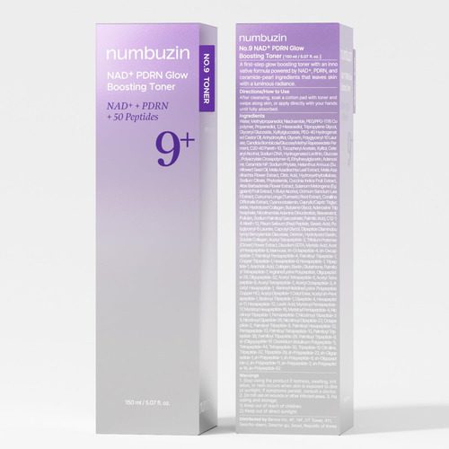 Numbuzin Tónico Facial No.9 Nad+ Pdrn Glow Boosting - Imagen 4
