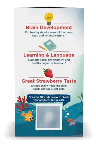 Nordic Naturals, Dha Strawberry Para Niños 180 Soft Gels - Image 3