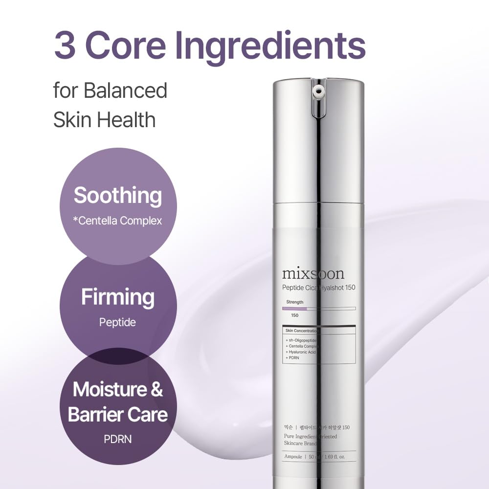 Mixsoon Peptide Cica Hyalshot 150 Ampoule Serum - Imagen 2