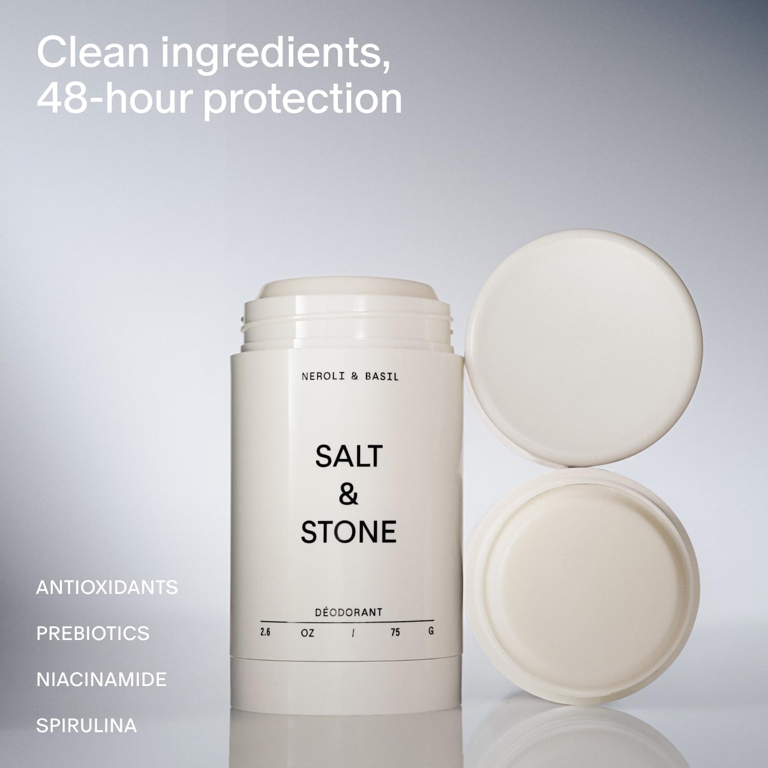 Salt&Stone Aluminum-Free Deodorant – Neroli & Basil - Imagen 4