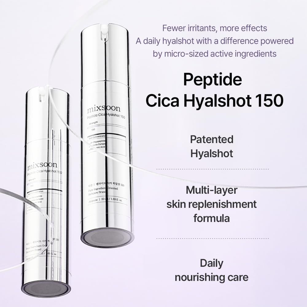Mixsoon Peptide Cica Hyalshot 150 Ampoule Serum - Imagen 5