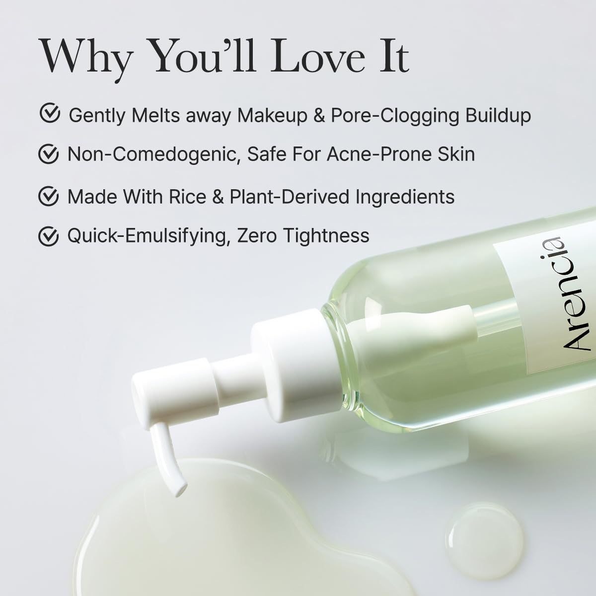 Arencia Pore Melt Mochi Cleansing Oil - 200ml - Imagen 3