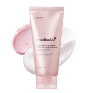 Medicube PDRN Pink Glutathione Capsule Cleansing Foam