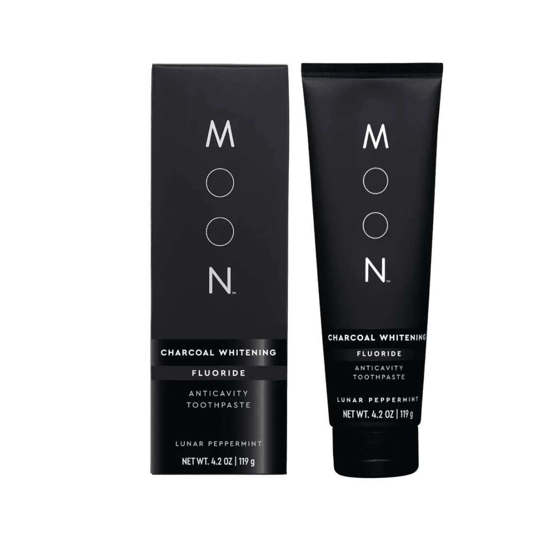 MOON Charcoal Whitening Stain Removal Toothpaste