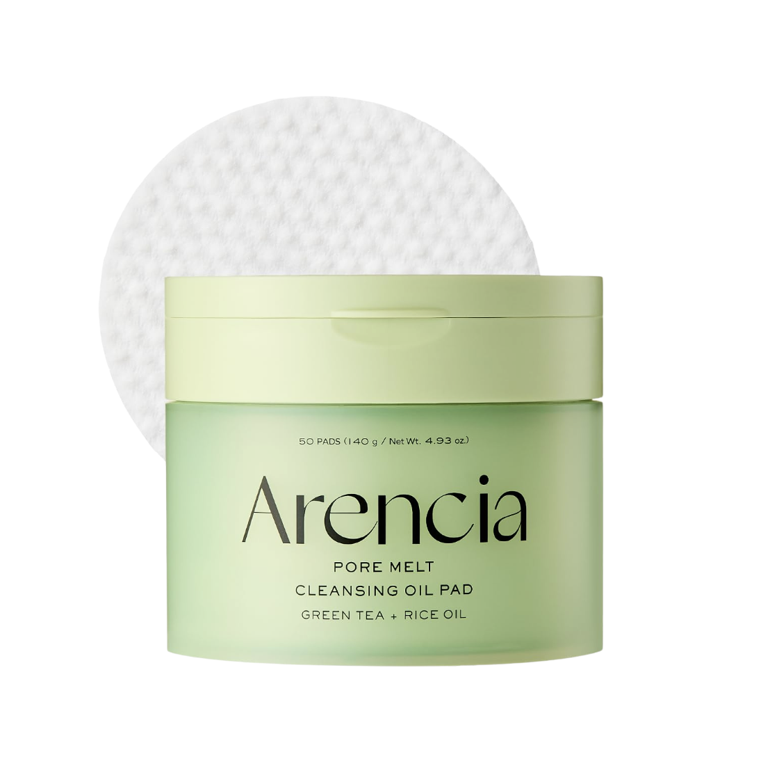 Arencia Pore Melt Cleansing Oil Pad Green Tea + Rice Oil