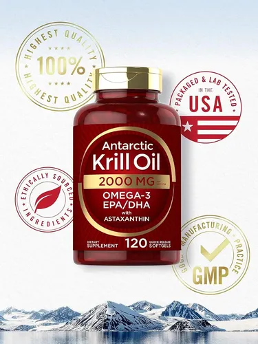 Carlyle Aceite De Krill Antártico 2000 Mg 120 Cápsulas Bland - Image 5