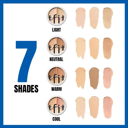 Tfit Multi-use Pot Concealer Triple Palette Corrector - Image 3