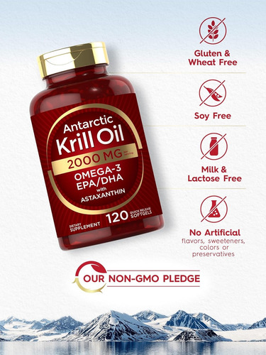 Carlyle Aceite De Krill Antártico 2000 Mg 120 Cápsulas Bland - Image 7