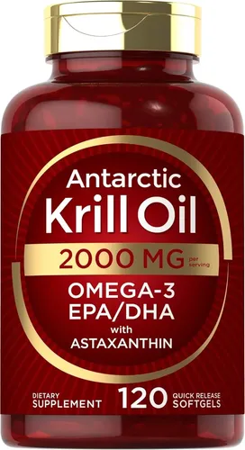 Carlyle Aceite De Krill Antártico 2000 Mg 120 Cápsulas Bland