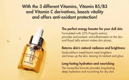 Dr.ceuracle Royal Vita Propolis 33 Ampoule Serum Iluminado - Image 8