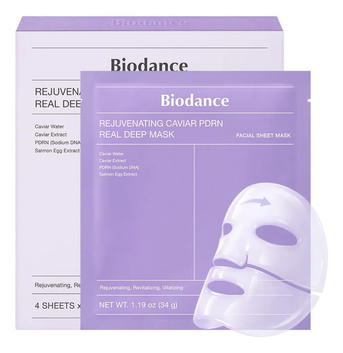Biodance Rejuvenating Caviar Pdrn Real Deep Mask - 4und