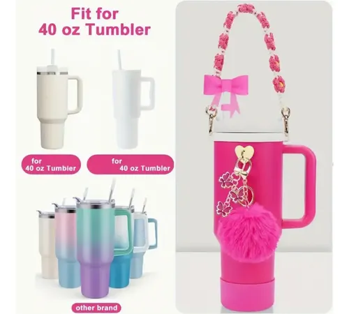Juego De 7 Piezas De Accesorios Termo De 40 Onz Y 30 Onz - Image 2