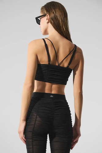Alo Yoga Original, Top Remera Deportivo Mesh Cherish - Image 2