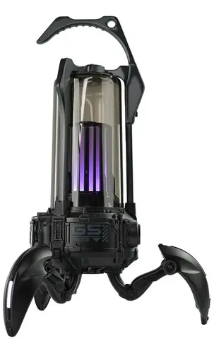 Bocina Bluetooth Gravastar Supernova 25w Luz Led Rgb Portátil Negro