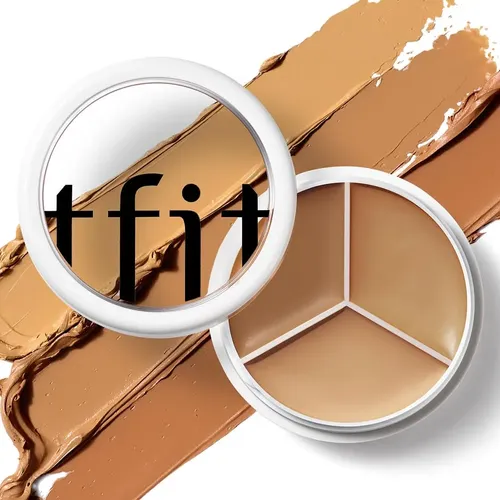 Tfit Multi-use Pot Concealer Triple Palette Corrector - Image 2