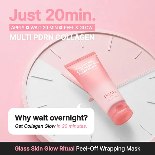 PURITO Multi PDRN Collagen Real Glow Mask 100ml - Imagen 3