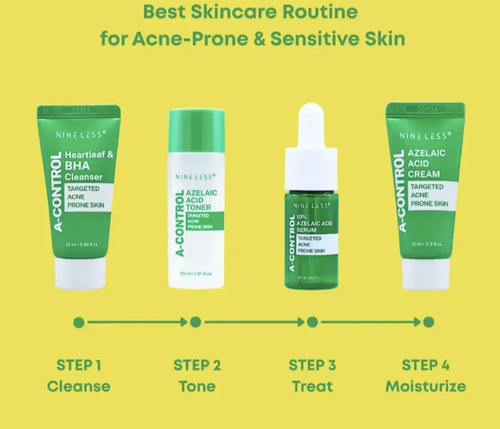 Nineless A-Control Heartleaf & BHA Cleanser MINI - Image 4