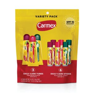Carmex Balsamo Pack Daily Care Moisturizing Lip Balm 9un