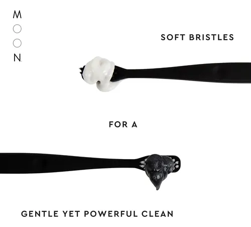 Moon Cepillos De Dientes Suaves Para Adultos Pack 2 Cerdas - Imagen 2