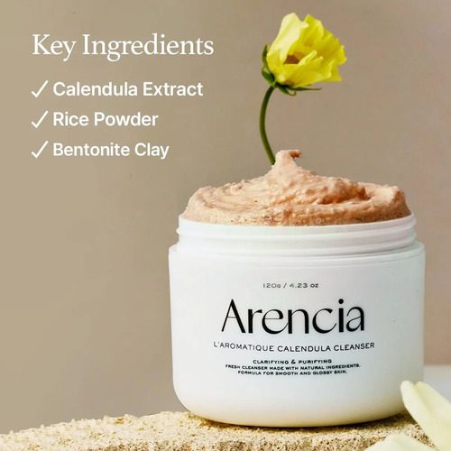 Arencia Laromatique Calendula Limpiador Facial Artesanal - Imagen 4