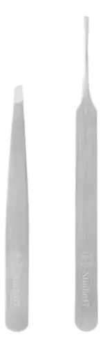 Studio17 Makeup Tweezer Duo Set De Dos Pinzas Depilar