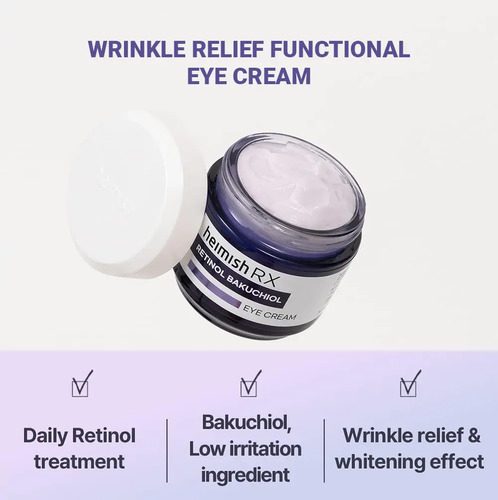 Heimish Rx Retinol Bakuchiol Eye Crema 30ml Antiedad - Imagen 7