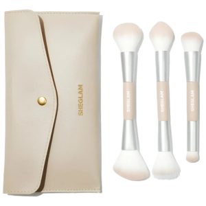 Sheglam Face Essentials Brush Set With Bag - Brochas