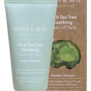 Mary&may Cica Teatree Máscara Centella Asiática Y Árbol Té