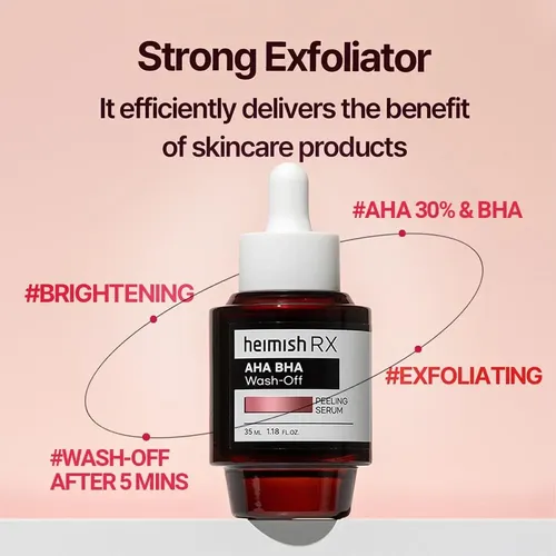 Heimish Rx Aha Bha Wash-off Peeling Serum - 35ml - Imagen 3