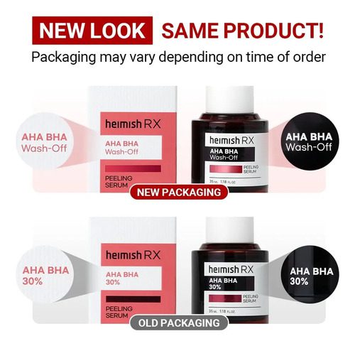 Heimish Rx Aha Bha Wash-off Peeling Serum - 35ml - Imagen 4