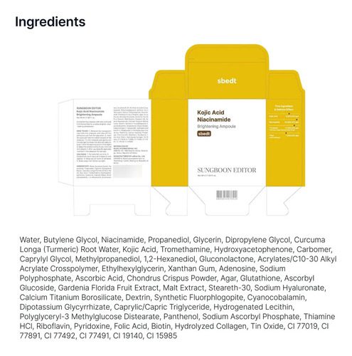 Sungboon Glow Intensive Kojic Acid Serum Disminuye Manchas - Imagen 7