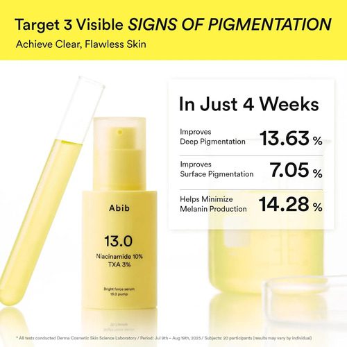 Abib Bright Force Serum 13.0 Pump Niacinamida 10% - Imagen 6
