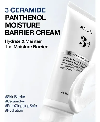 Anua 3 Ceramide + Panthenol Moisture Barrier Cream Repara - Imagen 3