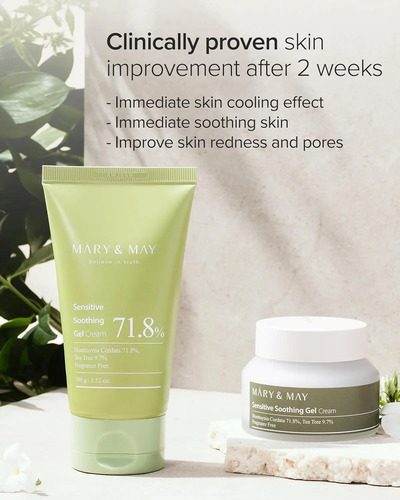 Mary&May Sensitive Crema Gel Calmante Para Piel Sensible - Imagen 4
