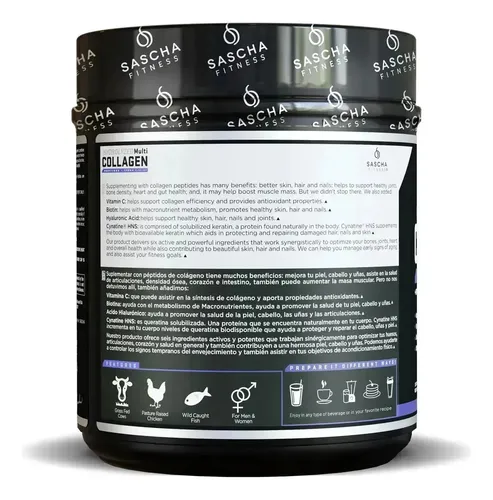 Sascha Fitness Multi Colageno Hidrolizado Collagen - Imagen 8