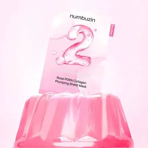No.2 Rose Pdrn Collagen Plumping Sheet Mask - Imagen 2