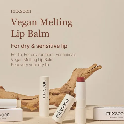 Mixsoon Bálsamo Labial Vegano Melting 01 Clear Hidratación - Imagen 3
