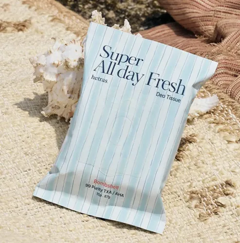 Hetras Super All Day Toallitas Desodorantes Refrescantes - Imagen 3