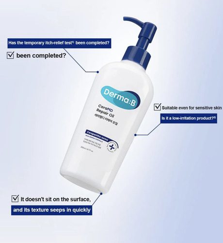 Derma:b Ceramd Repair Oil Es Un Aceite Corporal Hidratante - Imagen 3