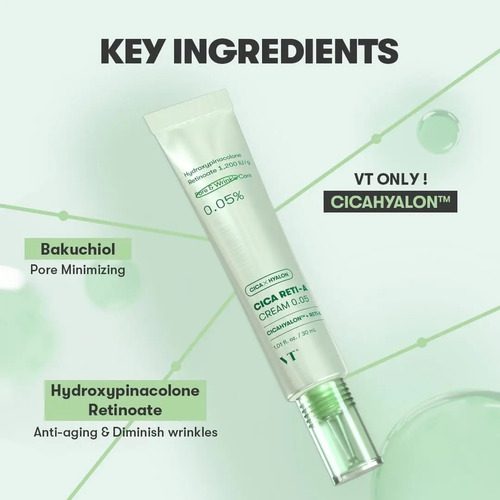 Vt Cosmetics Cica Reti-a Retinol Cream 0.05 - 30ml - Imagen 2