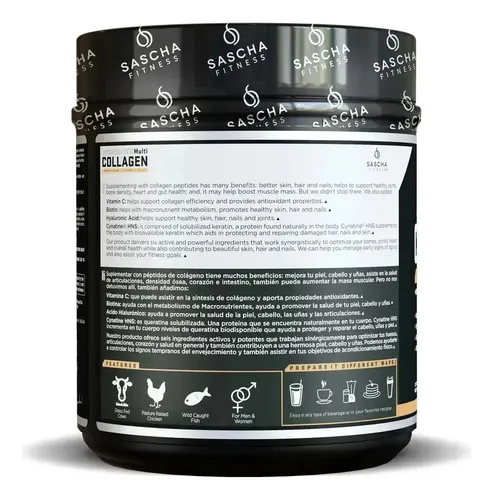 Sascha Fitness Multi Colageno Hidrolizado Collagen - Imagen 5