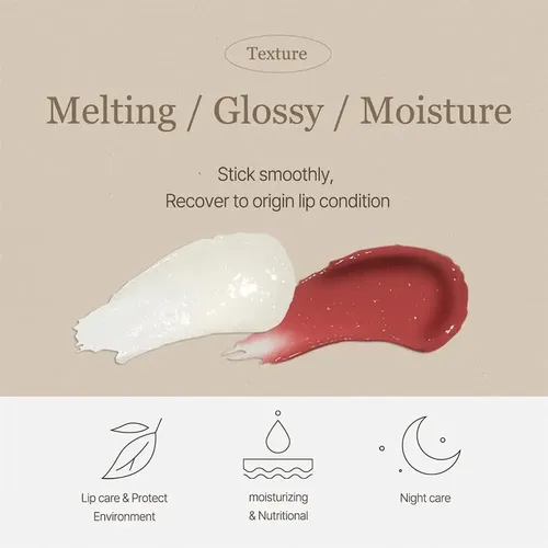 Mixsoon Bálsamo Labial Vegano Melting 01 Clear Hidratación - Imagen 5