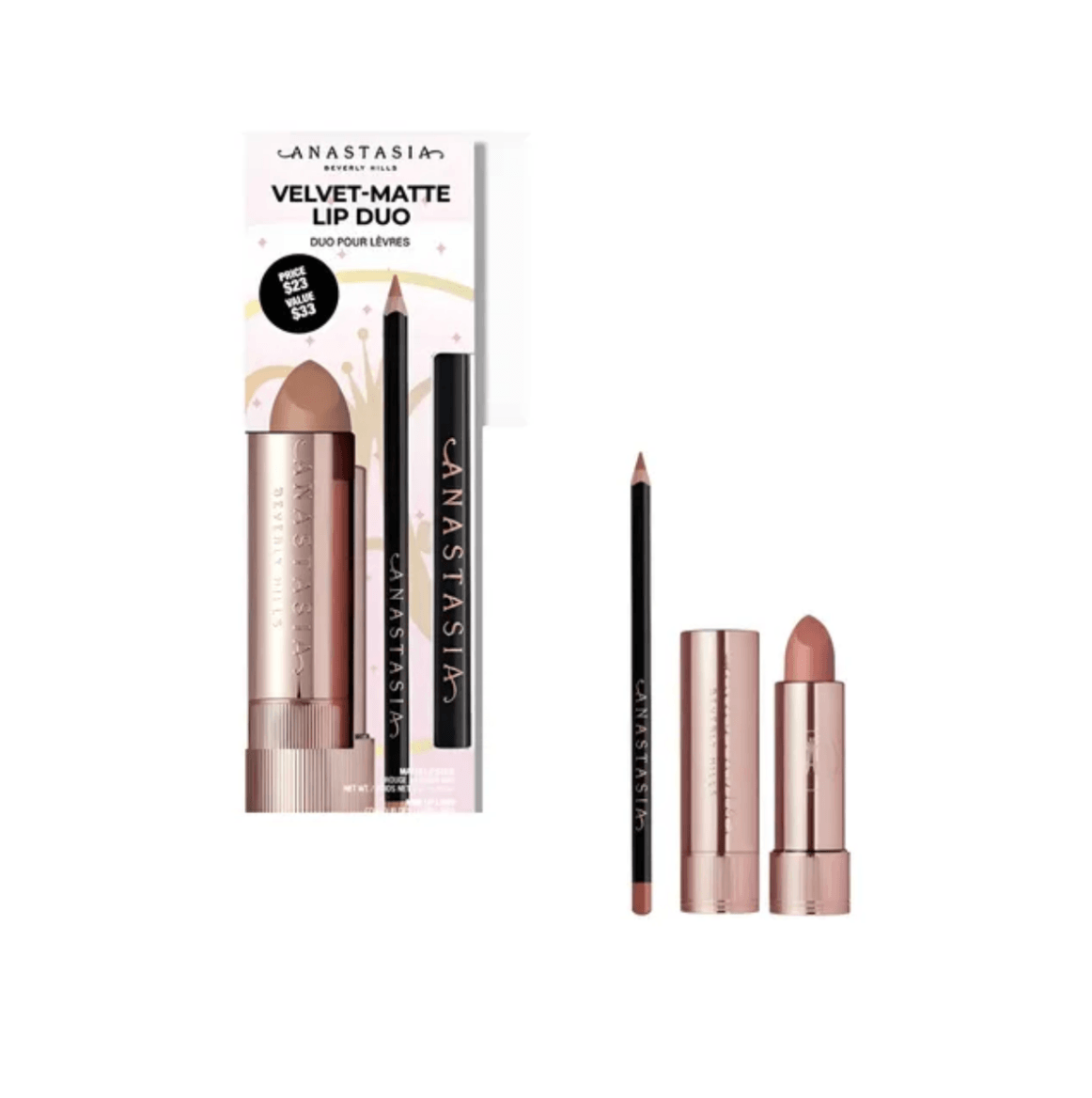 Anastasia Beverly Hills Velvet-matte Labial y Lapiz Labial