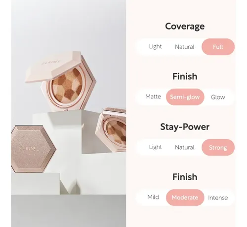 Elroel Blending Compact Cushion Pink Maquillaje Multifunción - Imagen 5