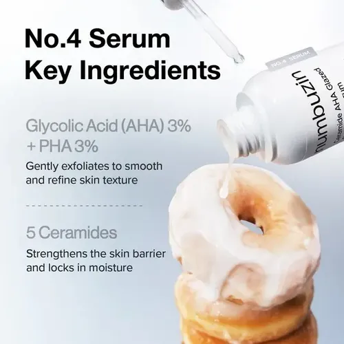 Numbuzin 4 Ceramide Aha Glazed Skin Prep Serum Exfoliante 30 - Imagen 7