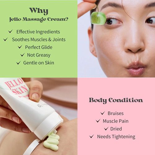 Jelloskin Massage Cream Hidratación Y Relajación 200ml - Imagen 5