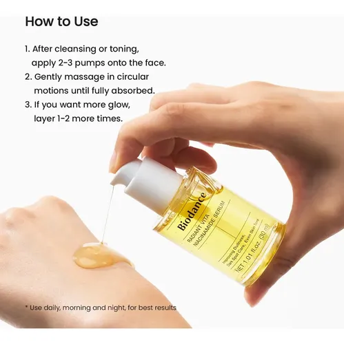Biodance Radiant Vita Niacinamide Luminosidad Visible - Imagen 3