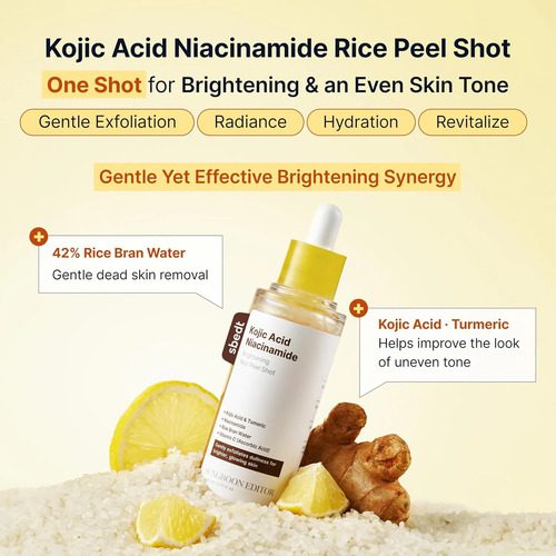 Sungboon Editor Kojic Acid Niacinamide Brightening Rice Peel - Imagen 6