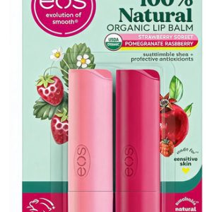 Eos Bálsamo Labial 100% Natural Orgánico Strawberry Sorbet