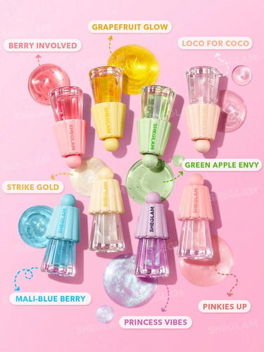 Sheglam Labial Jelly Wow Hydrating Lip Oil Gloss Y Glitter - Imagen 2